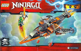 Instruction Book Only For LEGO NINJAGO Sky Shark 70601 - $6.50