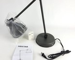 Ikea Hektar Work Table Lamp Dark Gray With Light Bulb!   - £50.28 GBP