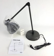 Ikea Hektar Work Table Lamp Dark Gray With Light Bulb!   - £50.56 GBP