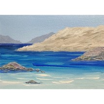 Splendor - Tropical Seascape Acrylic Painting by Deb Bossert Artworks, 5 x 7 - £38.92 GBP