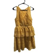 Miami Yellow Dress Size Large - $294.75 MXN