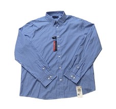 NWT Tommy Hilfiger Tech The No Tuck Shirt XL Slim Fit Stretch Lagoon Blue - $532.28 MXN