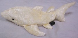 Russ Sharpy The Cream Colored Shark 9" Bean Bag Stuffed Animal Toy - $15.35