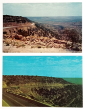 Lancaster Hill US 290 Scenic View Sheffield Texas TX UNP Postcards 1960s (Qty 2) - $8.99