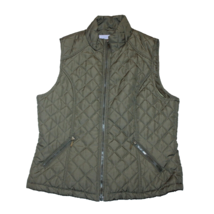 Womens Puffer Vest Jacket Size Large with Pockets by Laura Scott Fall Cl... - £16.36 GBP