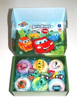 Kids Bath Bombs with Cars Set ~ Fun in the Tub! - £22.54 GBP