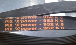 PIX 952K6, 95.2&quot; LONG, 6-RIB BELT - $39.95