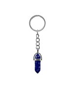 Mia Jewel Shop Hexagonal Healing Gemstone Crystal Point Keychain Silver ... - $277.58 MXN