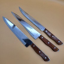 Maxam Knife Set of 3 Chefs Carving Slicing Knives Unmatched - £14.86 GBP