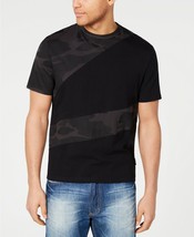 $59 Sean John Men&#39;s Colorblocked Camo T-Shirt, Jet Black, Size: Medium - £21.85 GBP