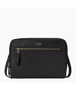 Kate Spade chelsea laptop sleeve with strap Nylon Crossbody ~NWT~ Black - $2,908.78 MXN