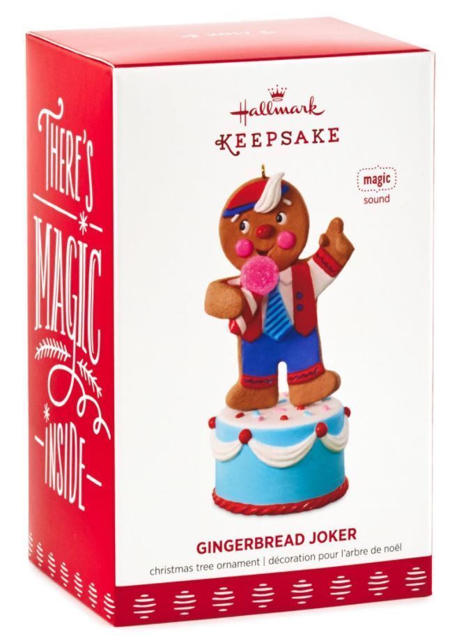 Hallmark: Gingerbread Joker - Magic Sound - Tells Several Jokes - 2017 Ornament - $16.82