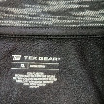 Tek Gear Men's Black & Gray Full Zip Long Sleeve Jacket Size XL image 3
