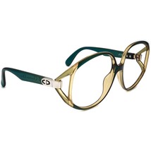 Christian Dior Vintage Sunglasses Frame Only 2320 50 Green/Amber Germany 62 mm - £179.84 GBP