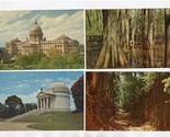 8 Deep South Postcards Vicksburg Natchez Jackson Windsor Beauvoir Auburn  - £13.93 GBP
