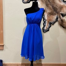 David’s Bridal Blue Cocktail Dress - £32.92 GBP