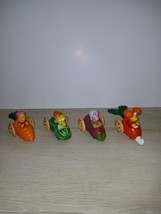 Complete Set of 4 Fraggle Rock Vegetable Cars McDonalds Happy Meal Toys 1988 Vtg - £10.48 GBP