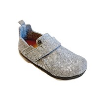 Birkenstock Zermatt HL Kids Slide Felt Slippers Size L3 EU 34 Light Gray... - £73.95 GBP