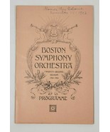 1902 - 1903 Boston Symphony Orchestra Programme Twenty Second Season - £34.26 GBP