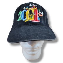 2001 Vintage Walt Disney World Hat OSFM Adjustable Strap Embroidered Embroidery - £29.60 GBP