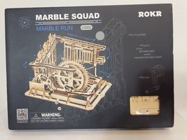 ROKR Marble Squad Marble Run 3D Wooden Puzzle Kit NEW - £18.81 GBP