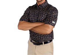 2Putt Short Sleeve Floral Polo Dark - $40.00