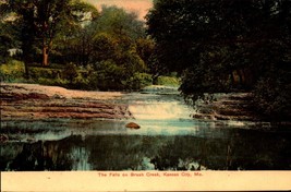 The Falls On Brush Creek, Kansas City, Mo-PRE 1915 Antique POSTCARD- BK63 - £3.91 GBP