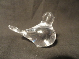 Glass Bird Paper Weight Figurine - $15.99