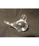 Glass Bird Paper Weight Figurine - $15.99