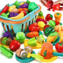 Food Basket Toy 33 pcs Damaged Box - $20.97