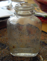 Vintage Glass Medicine Bottle - Horlick&#39;s Malted Milk Lunch Tablets - £14.77 GBP