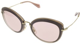 Miu Miu Sunglasses Women Burgundy Gold Rose Cat Eye MU 50R TKW-4M2 - £171.15 GBP