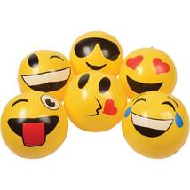 12&quot; Emoji Inflatable Balls - £0.93 GBP