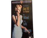 Dial M for Murder VHS 1996 Ray Milland Grace Kelly Robert Cummings Movie... - $5.66