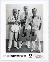 2 The Kingston Trio 8x10 Black &amp; White Photos and Publicity Information 1990&#39;s - £19.78 GBP