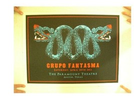 Grupo Fantasma Poster Silkscreen Austin Jaime Cervantes - $89.99