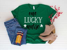 St Patricks day nurse shirt | Lucky Nurse shirt | Irish shirt | St Patrick's day - £18.29 GBP