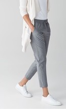 Lululemon Jet Crop Slim Heathered Slate Grey *SIZE 8 Medium Trouser Pant... - $36.99