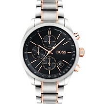 Cronografo da uomo Hugo Boss Grand Prix HB1513473 quadrante nero - £100.46 GBP