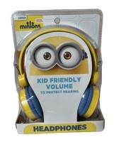 Headphones Kid&#39;s Despicable Me Minions Adjustable Headband Kid Friendly Volume - £20.14 GBP