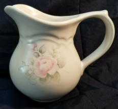 Pfaltzgraff Tea Rose Stoneware Creamer 4.5 Inches 11 Ounces Made in USA - £3.90 GBP