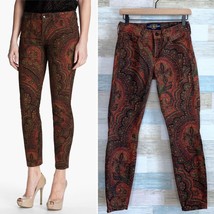 Lucky Brand Sofia Skinny Jeans Brown Medallion Print Mid Rise Boho Women... - $29.69