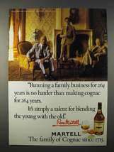 1979 Martell Cognac Ad - Family Business for 264 Years - $18.49
