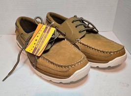 Tan Reel Legends Spinnaker Slip On Boat Shoes Mew Nwt Size 9.5M Top Siders - £30.47 GBP