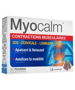 3C Pharma MYOCALM 30 Tablets Muscular Contractions Cervical Lumbar - $420.87 MXN