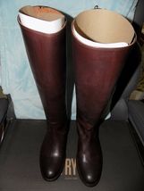 FRYE MELISSA BUTTON BACK ZIP DARK BROWN SIZE 6.5M WOMEN'S NEW $388 - $265.50
