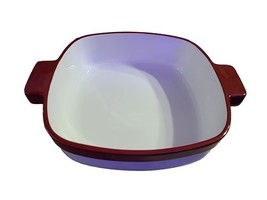 Kitchenaid Square 4.2 QT Red and White Baking Dish - $530.72 MXN