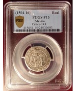 1504-16 Mexico Silver Real PCGS F15! - $13,327.46 MXN