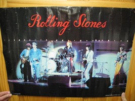 Rolling Stones Affiche Bande Shot Sur Scène Vintage The - $448.25