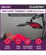 Red Light Therapy Lamp with Stand 660nm &amp; 850nm Infrared Light for Pain ... - €119,80 EUR